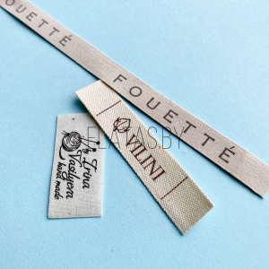 Этикетки тканевые